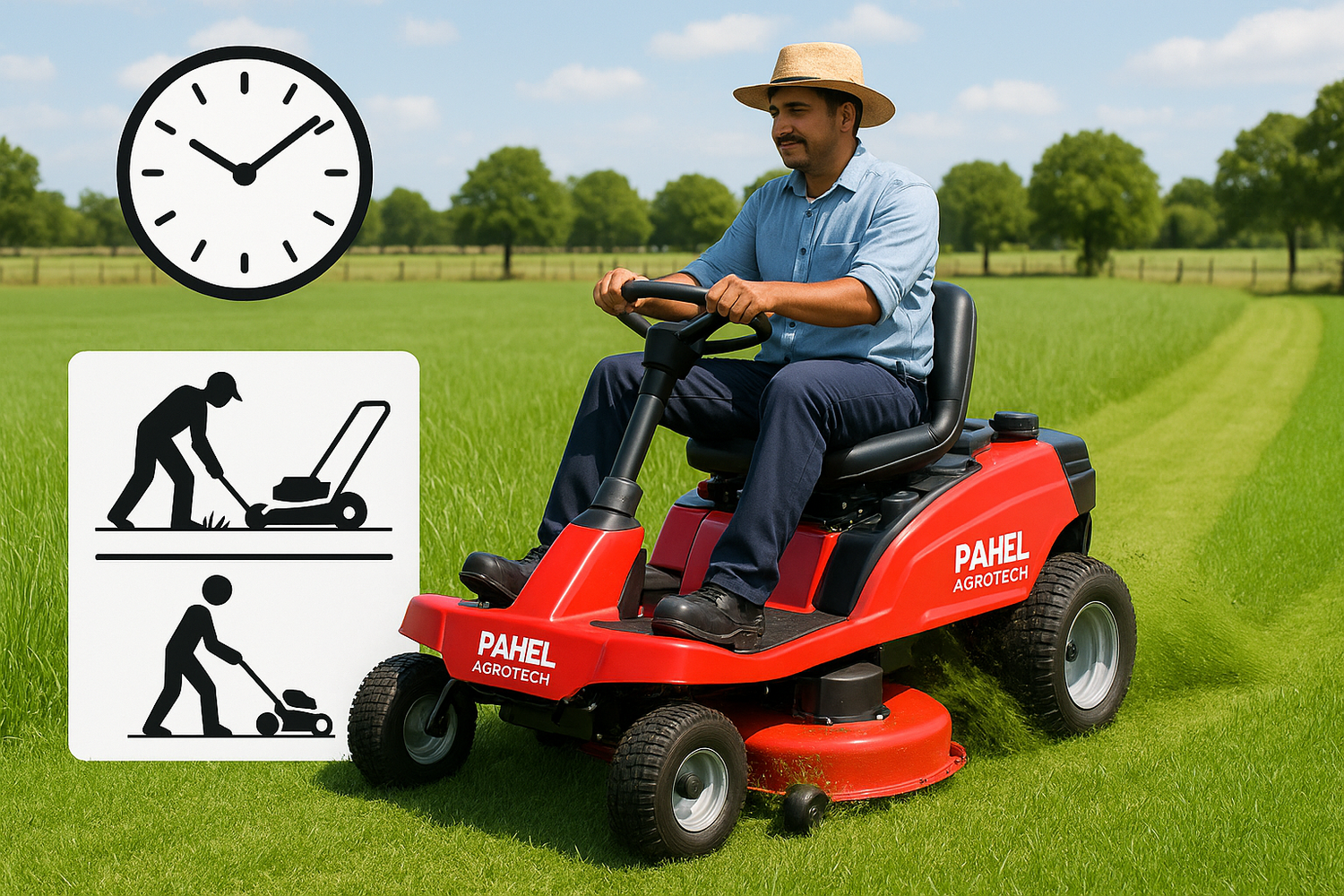 How Pahel Agrotech Lawn Mowers Help Farmers Save Time & Effort