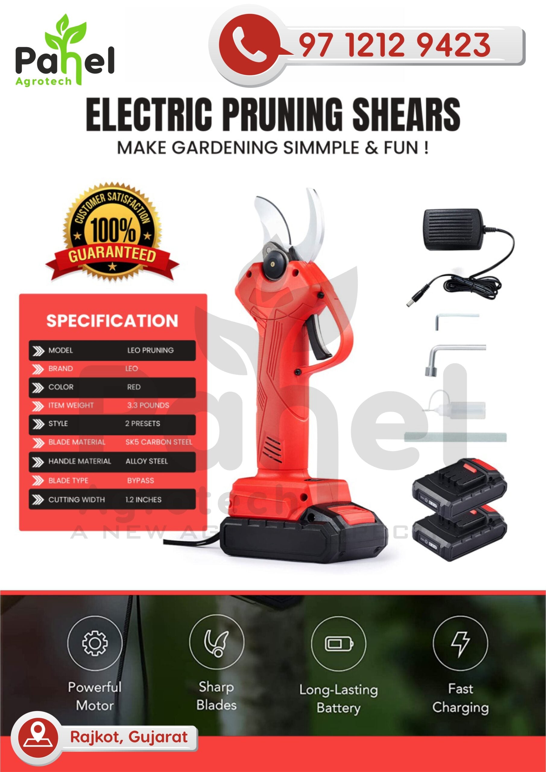 Pahel Electric Tree Pruning Shear