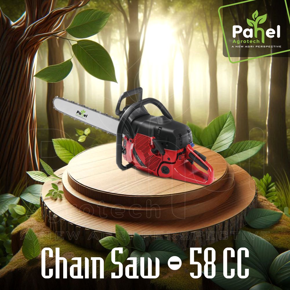 Petrol 58 cc Chainsaw with 22 Inches Guide bar