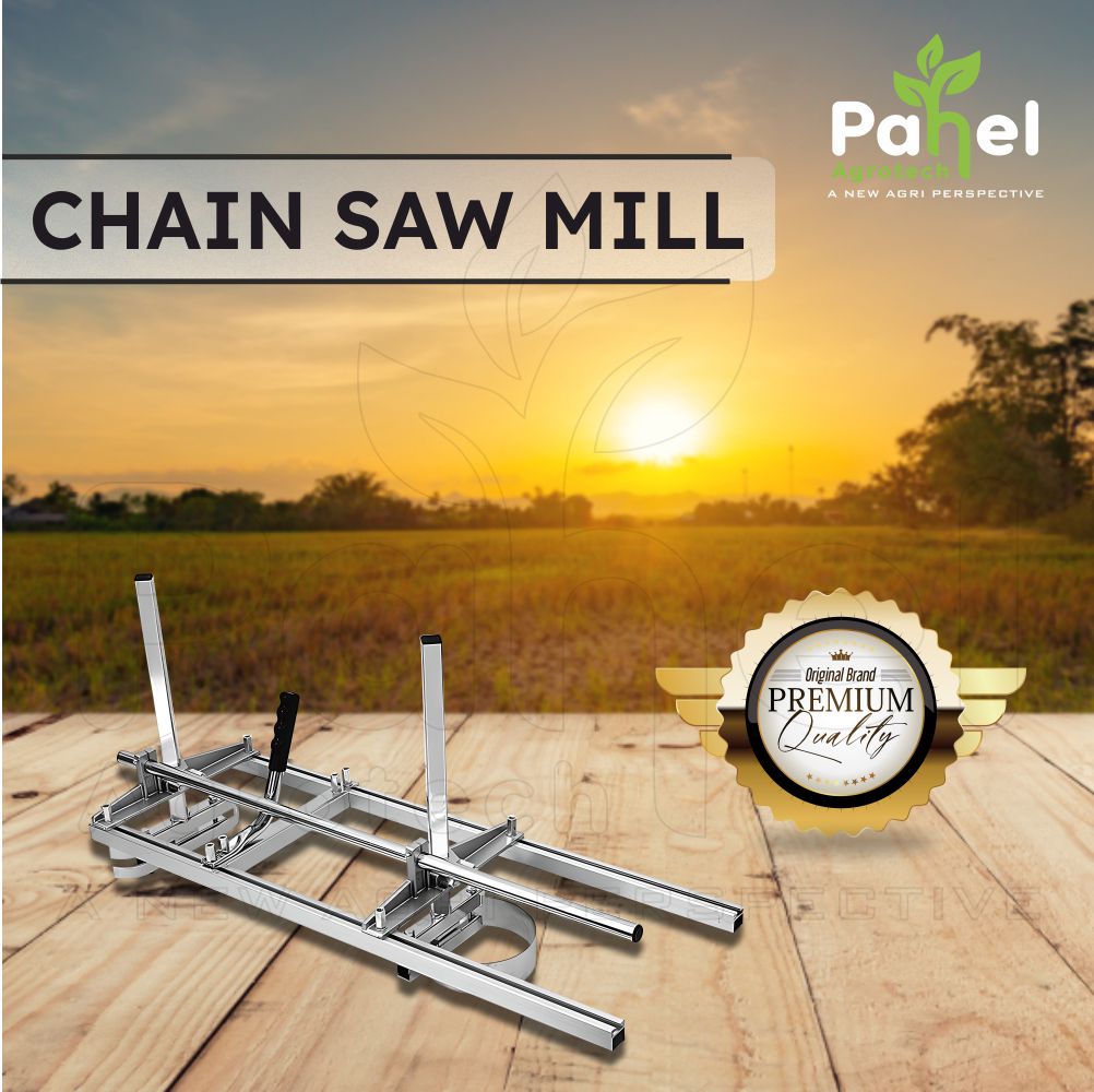Pahel Portable Chainsaw Mill Attachment 14 to 36 Inches Guide Bar