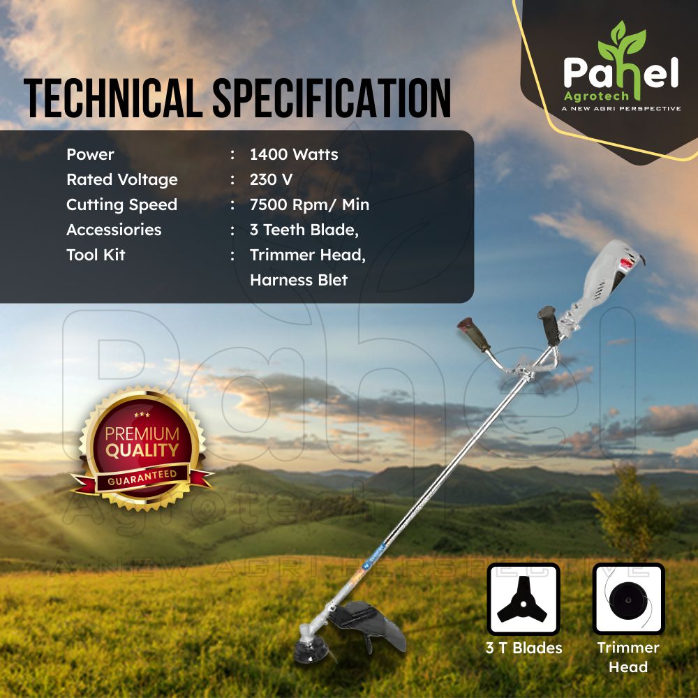 Pahel Electric Brush Cutter 1400 WATT
