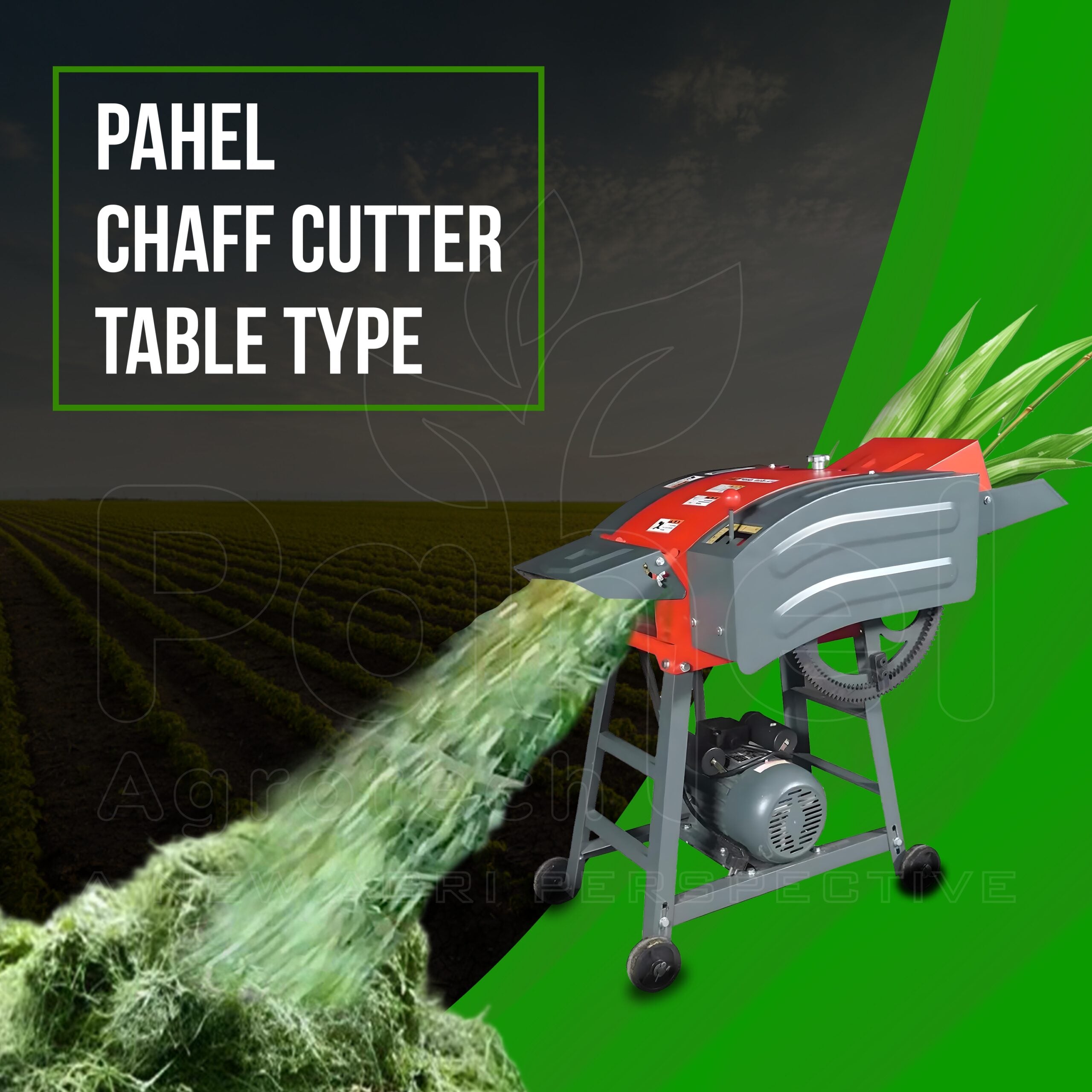 Pahel Horizontal Chaff Cutter with 3 HP Motor/ 7 Hp Petrol Engine