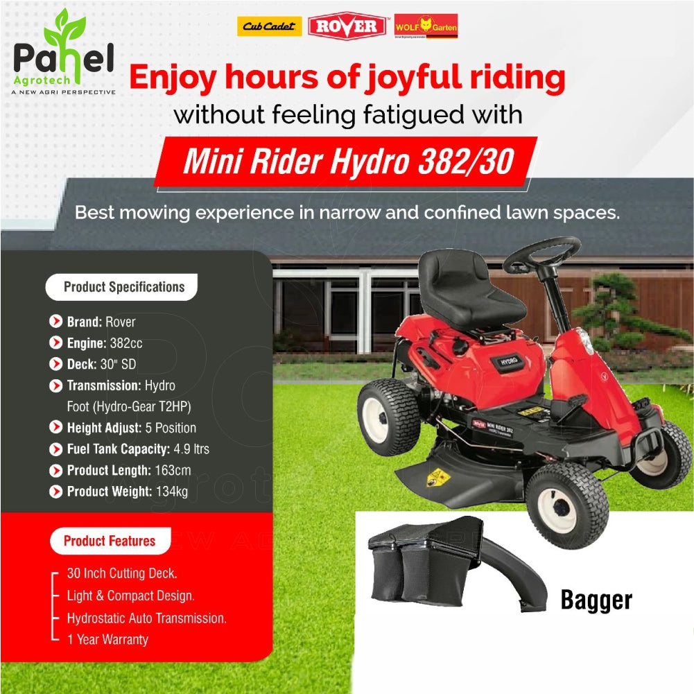 Mini Rider Hydro 382/30 Ride-On Lawn Mower Rover