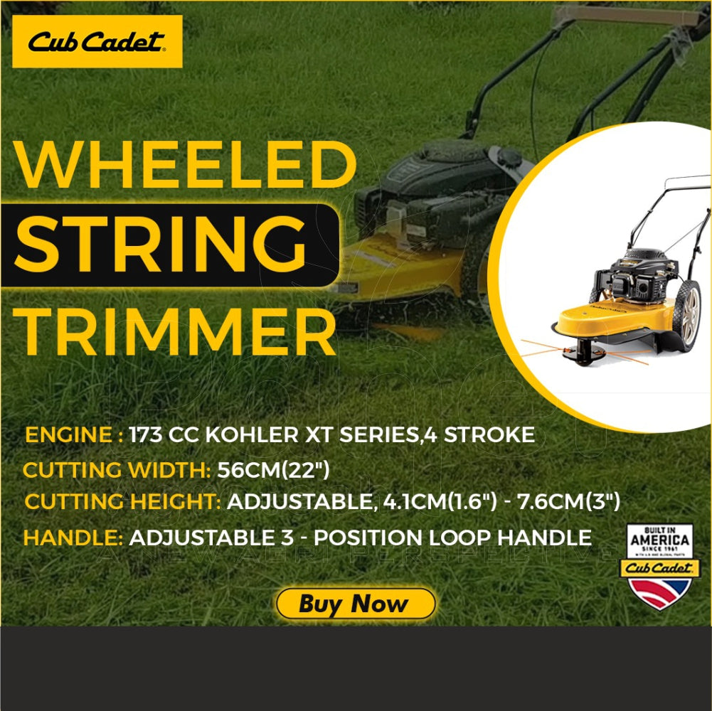 Cub Cadet 173CC Wheeled String Trimmer