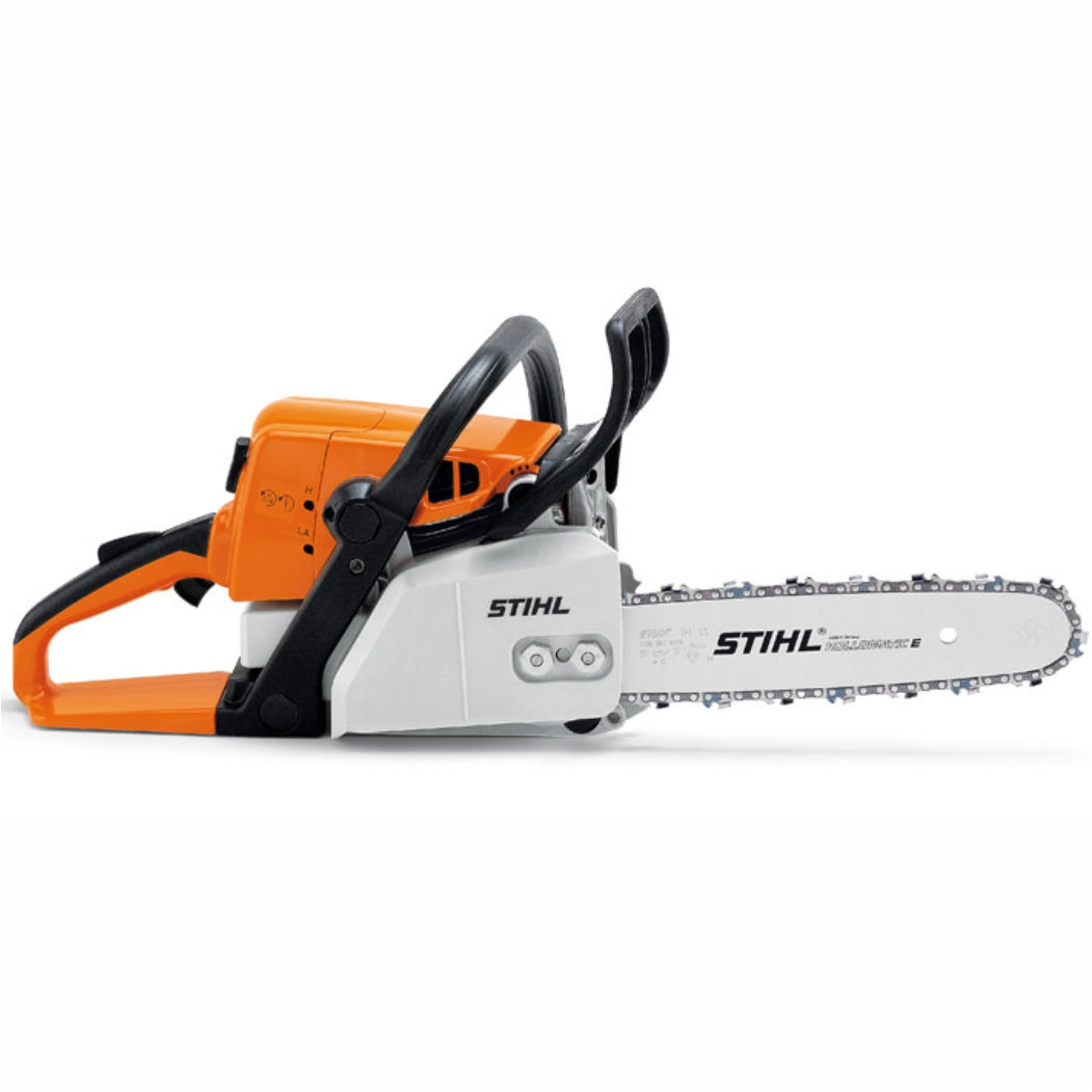 Stihl MS 230 chainsaw with 16″ guide bar and PMM3 chain