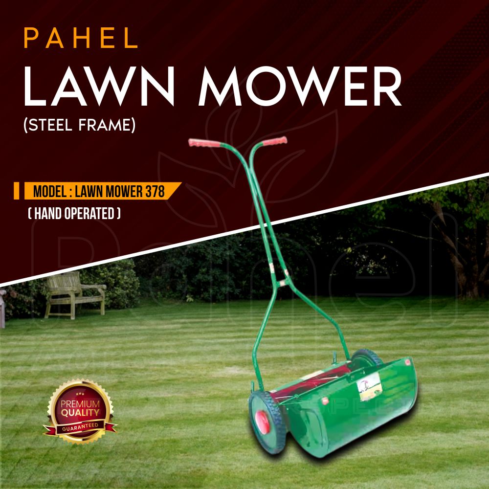 Manual Type Steel Frame Lawn Mover