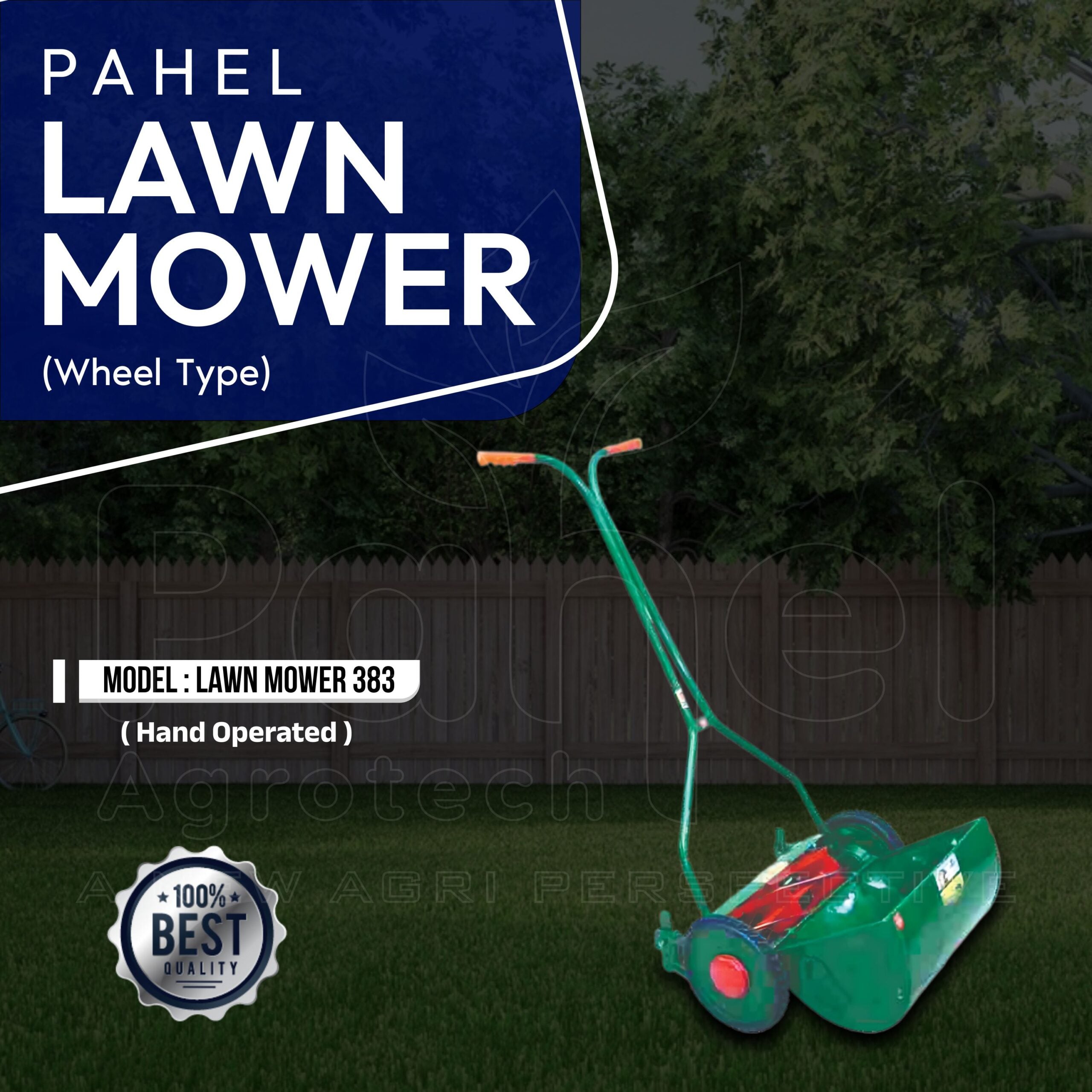 Pahel Manual Wheel Type Lawn Mower