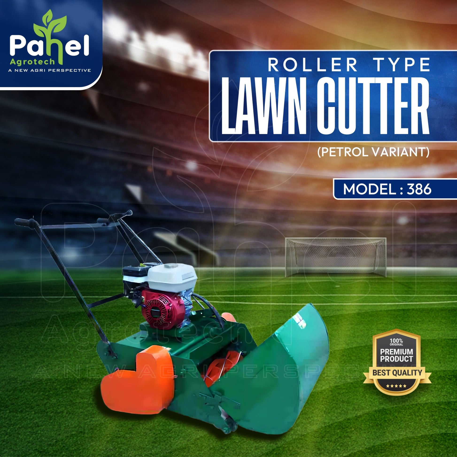 Petrol Heavy Duty Roller Type Lawn Mower
