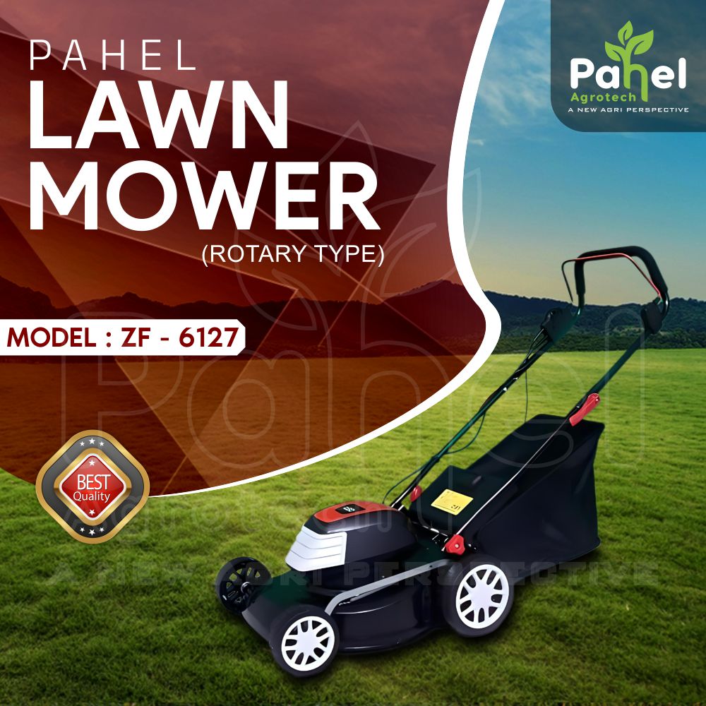 1600W Electric Lawn Mower with 16" Cutting Width- Steel DECK