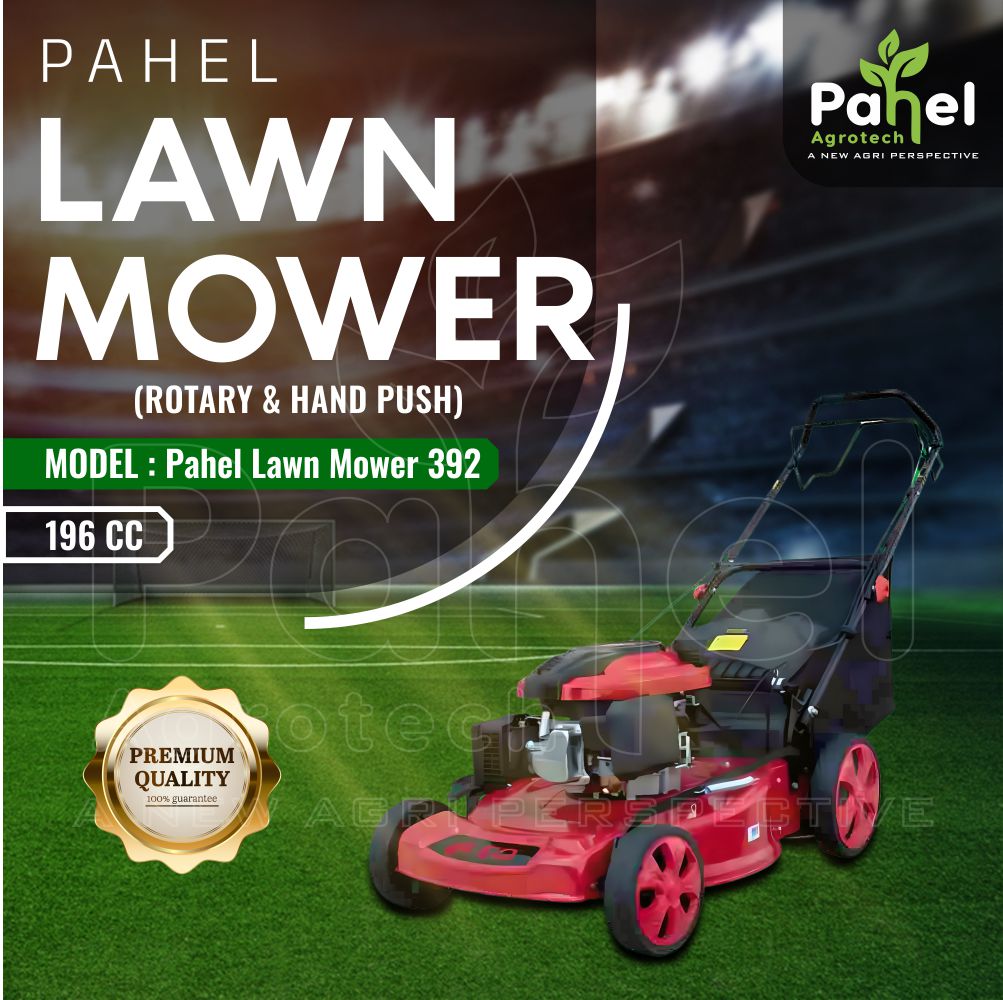 Pahel Hand Push 4 Stroke Petrol Power Rotary Lawn Mower
