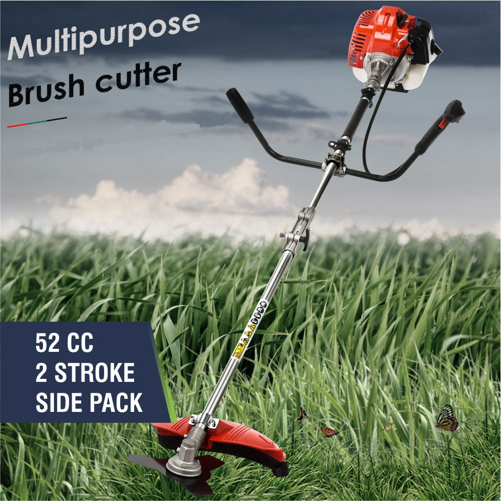 Pahel Brush Cutter with backpack harness and attachments