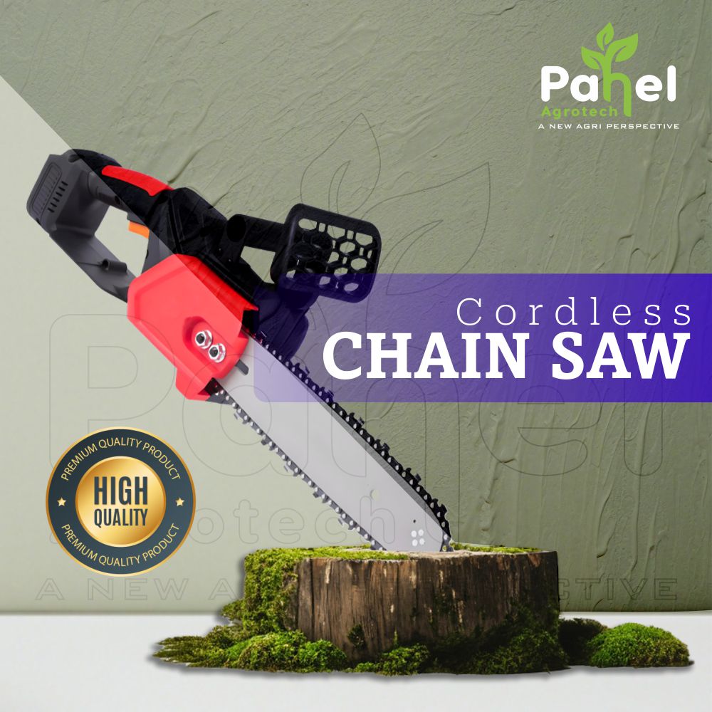 Cordless Chainsaw With 12 Inch Guide bar
