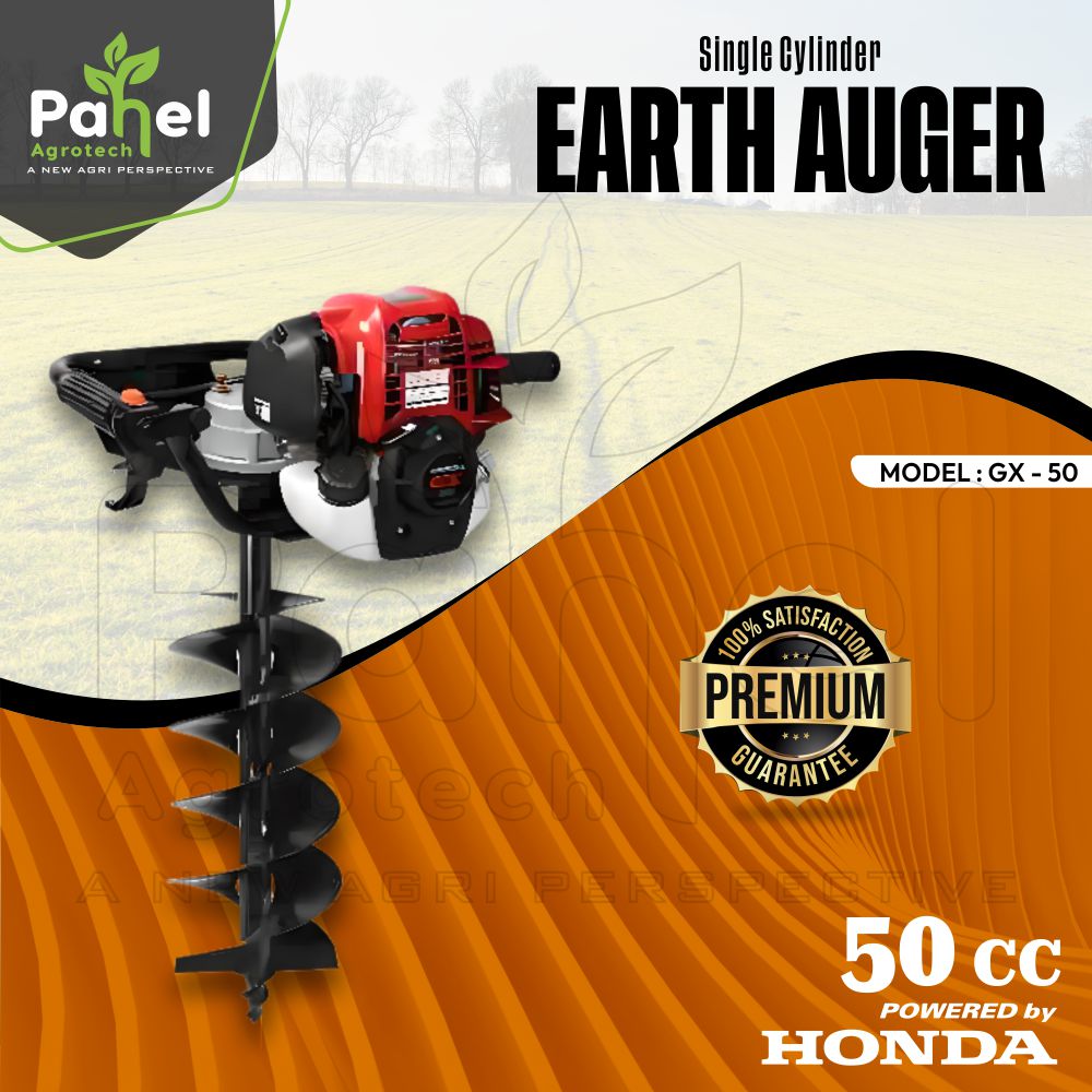 Honda GX 50 4 Stroke Petrol Earth Auger
