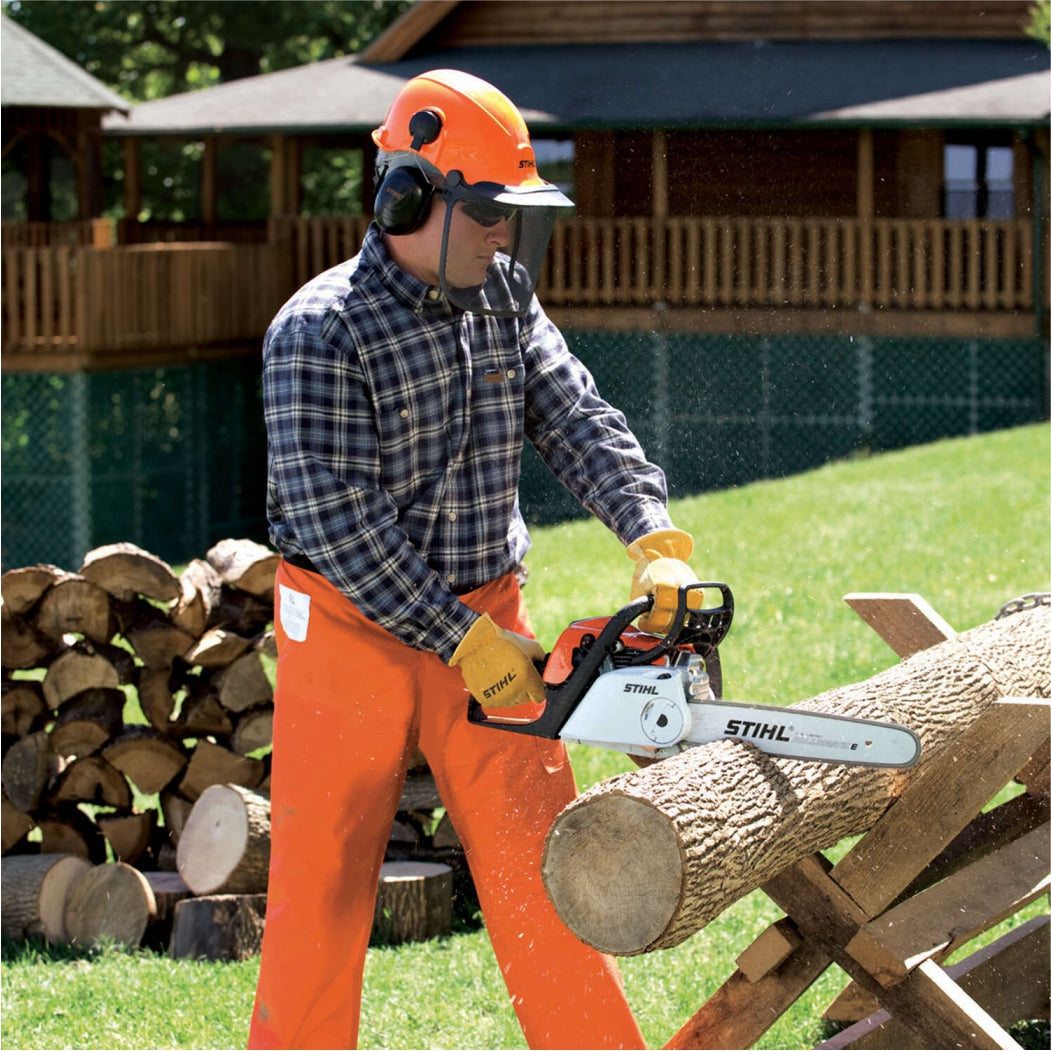 Stihl MS 210 Petrol Chainsaw – 16″ / 18″ Guide Bar & PMM3 Saw Chain | High-Performance Farm & Garden Saw