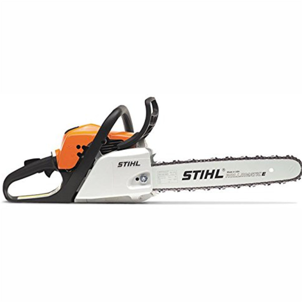 Stihl MS 210 chainsaw with 16″ guide bar and PMM3 chain