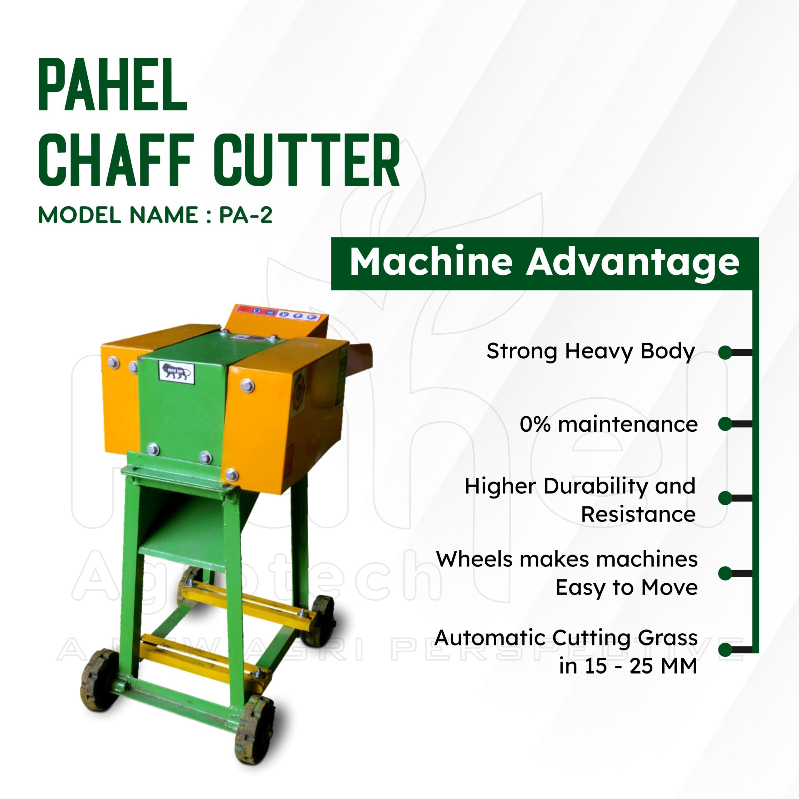 Pahel Mini Chaff Cutter with 2 HP Motor