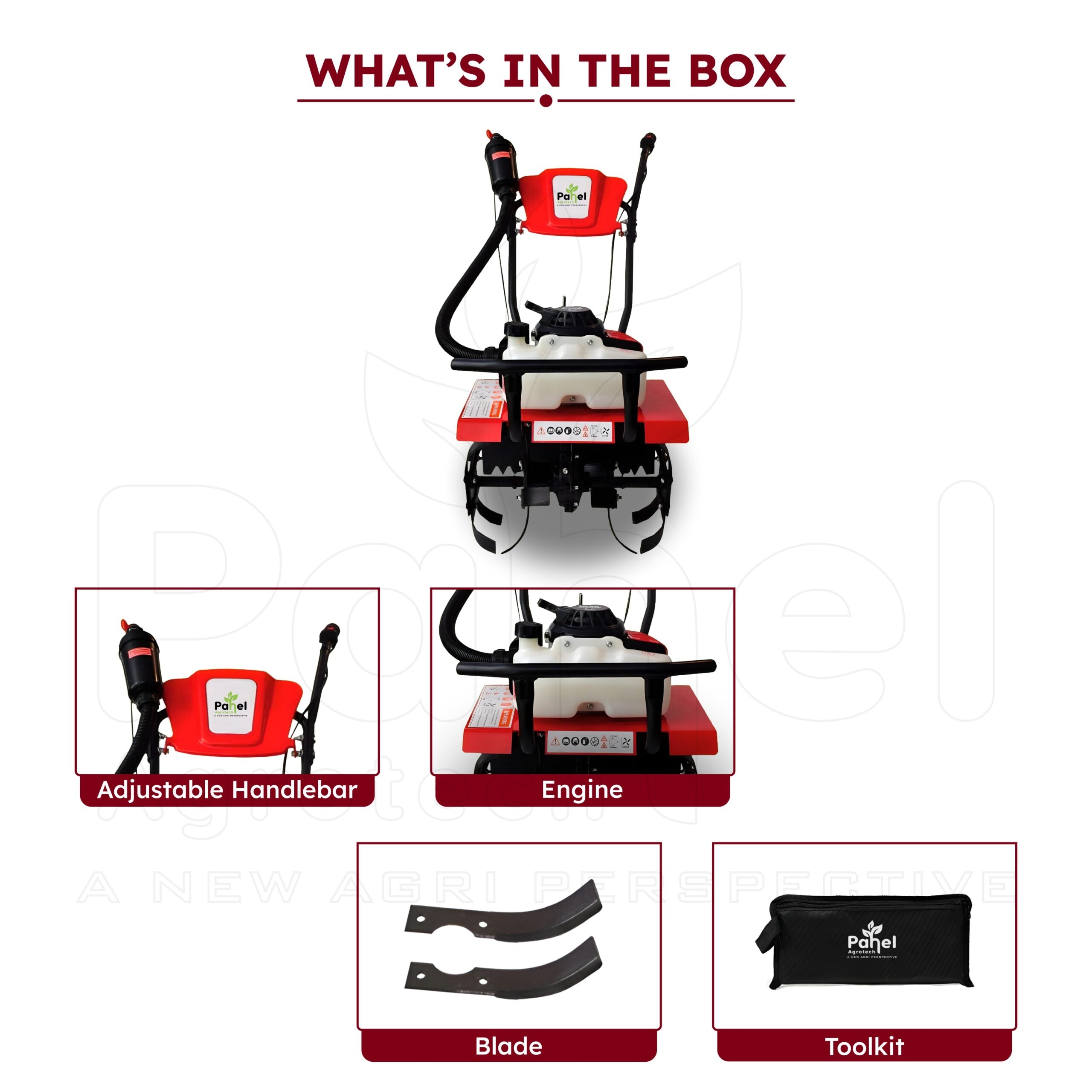 Pahel CG 680 Riga Italy 3.5 HP Power Tiller