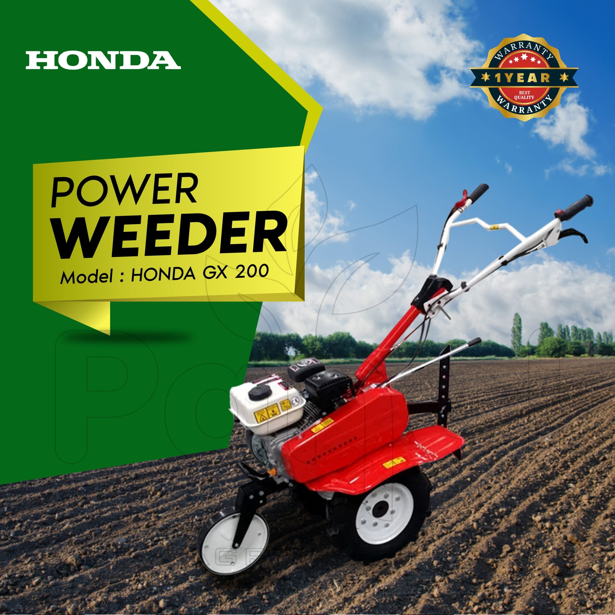 Pahel FJ 600 Mini Riga Italy 7 Hp Petrol Power Weeder with Honda Engine