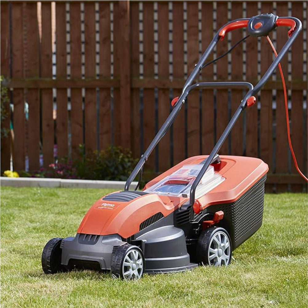 Pahel 1600W Electric Lawn Mower with 15" Cutting Width