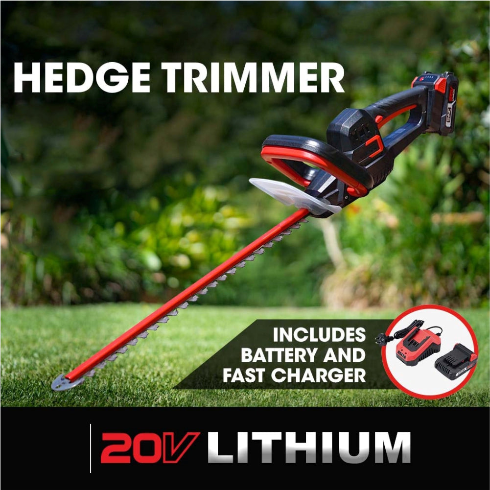 Pahel 20V Battery type Hedge Trimmer with 22 inches Blade (Battery & Charger Included)