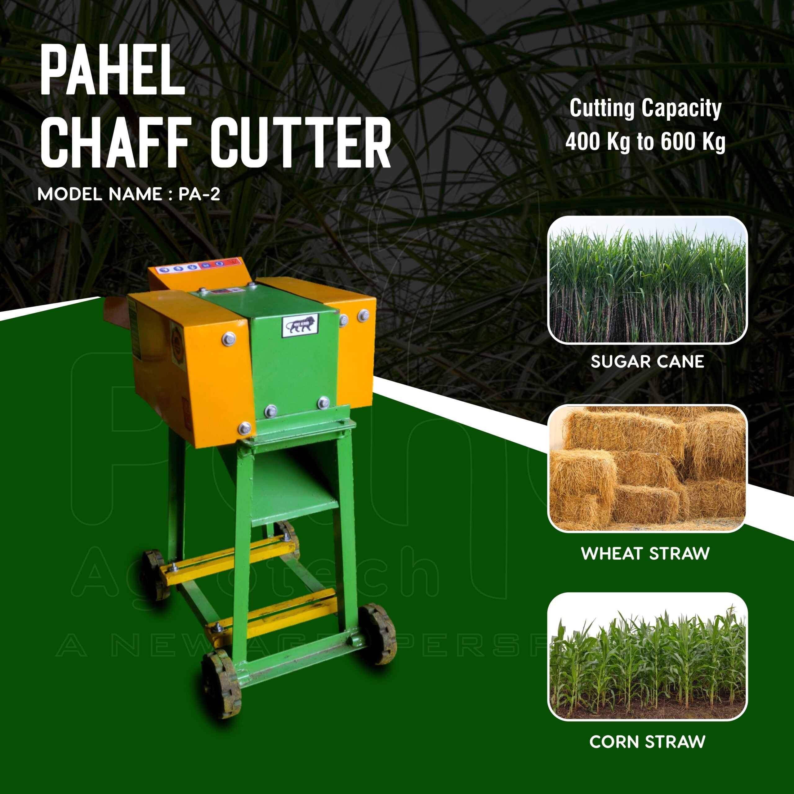 Pahel Mini Chaff Cutter with 2 HP Motor