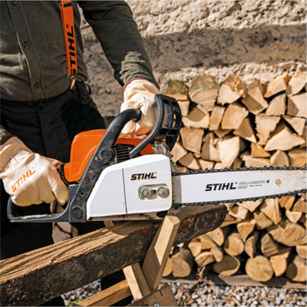 Stihl MS 210 Petrol Chainsaw – 16″ / 18″ Guide Bar & PMM3 Saw Chain | High-Performance Farm & Garden Saw