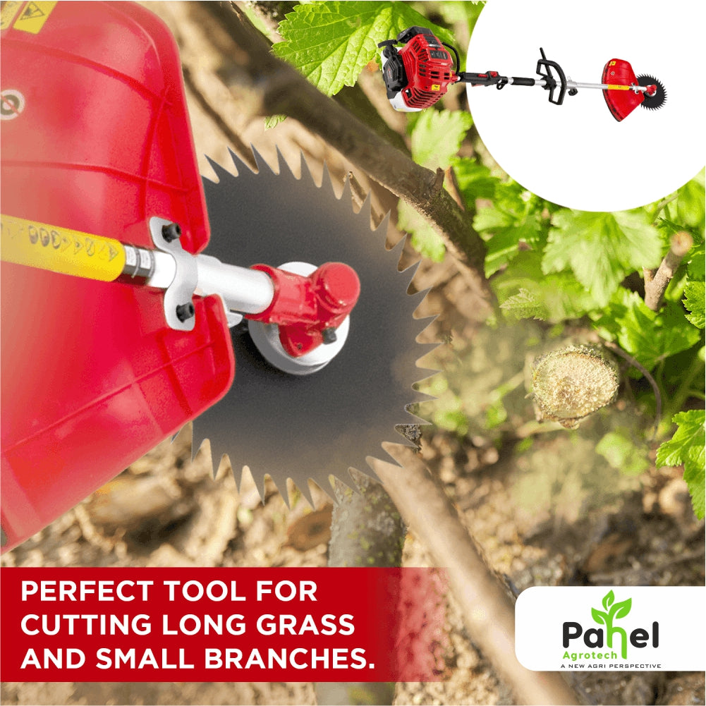 Pahel 5 in 1 Multi Tool Brush Cutter 52 cc 2 Stroke Petrol Engine