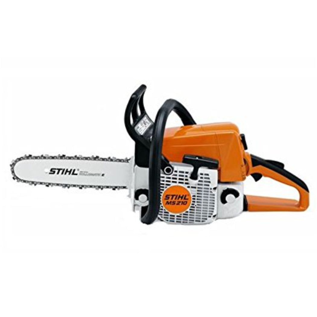 Stihl MS 210 Petrol Chainsaw – 16″ / 18″ Guide Bar & PMM3 Saw Chain | High-Performance Farm & Garden Saw