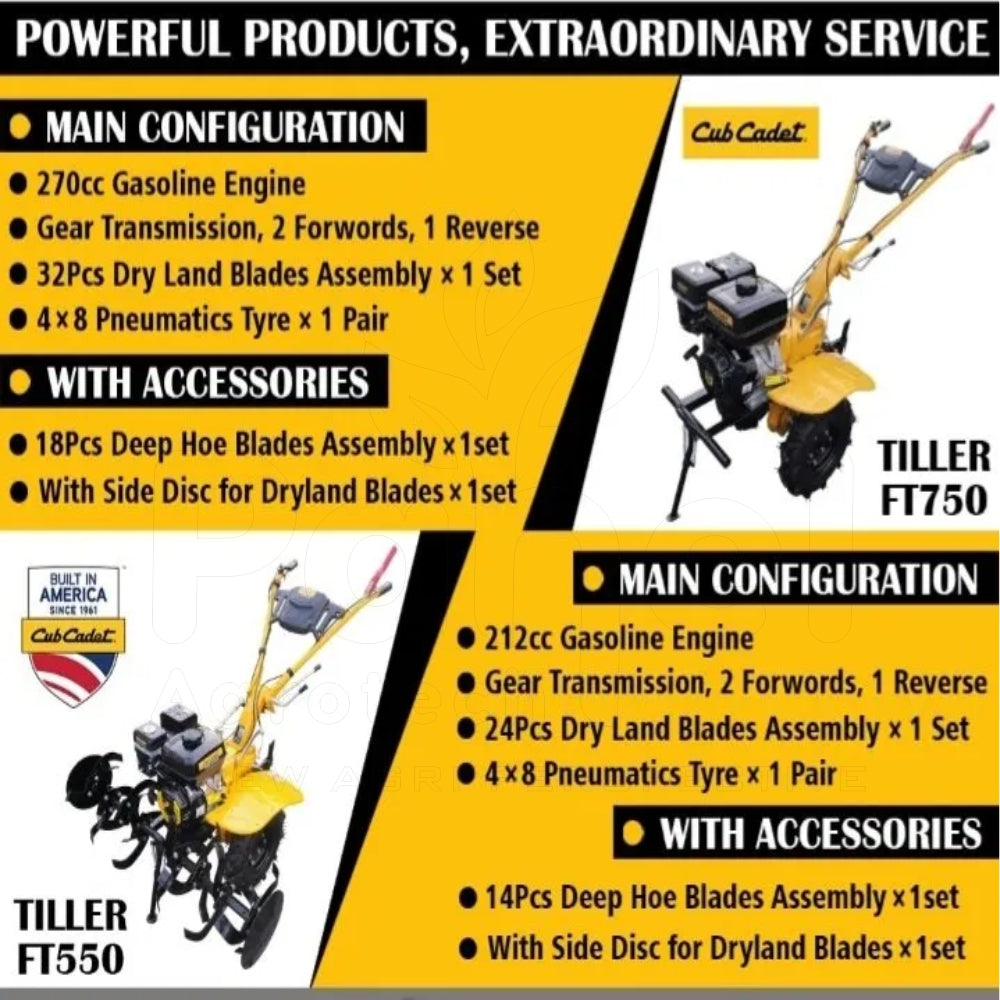 FT 750 Heavy Duty Power Tiller 270 CC