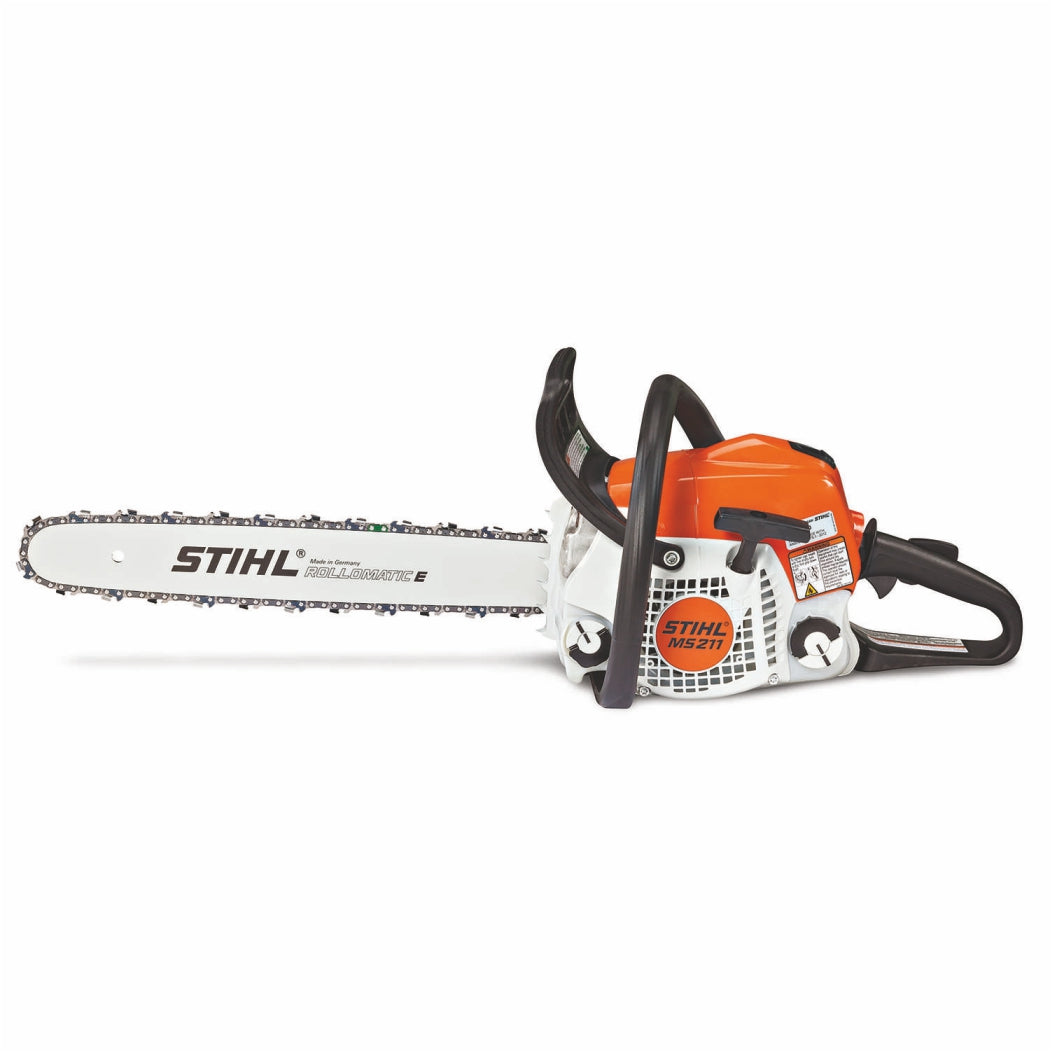 Stihl MS 210 Petrol Chainsaw – 16″ / 18″ Guide Bar & PMM3 Saw Chain | High-Performance Farm & Garden Saw