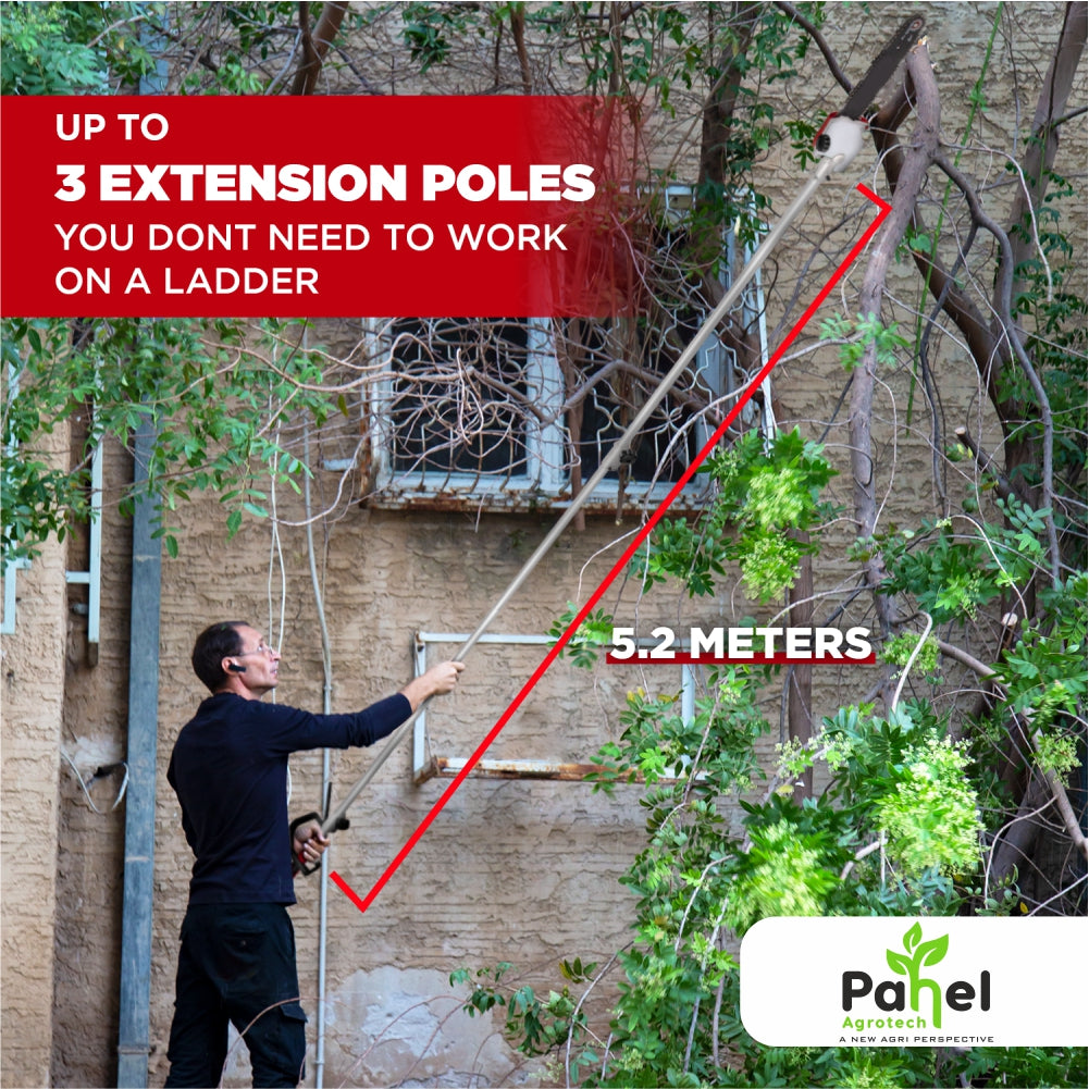 Pahel 5 in 1 Multi Tool Brush Cutter 52 cc 2 Stroke Petrol Engine