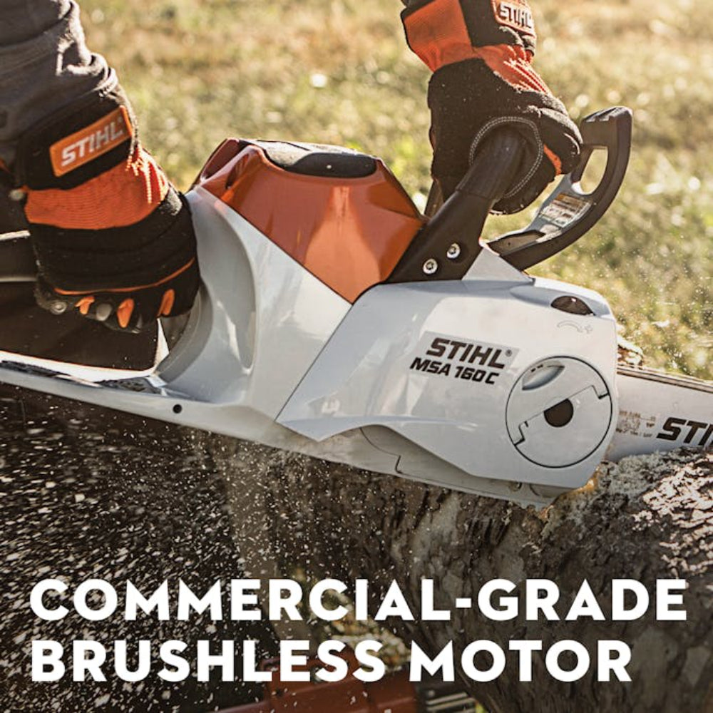 STIHL MSA 160 C-B 14″ Cordless Chainsaw Kit (AP 300 Battery & AL 300 Charger)