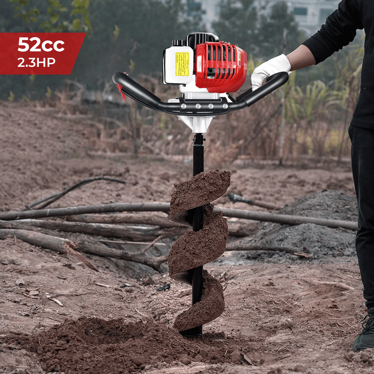 Pahel 52 cc 2-Stroke Petrol Earth Auger – Compact and Efficient Digging Solution