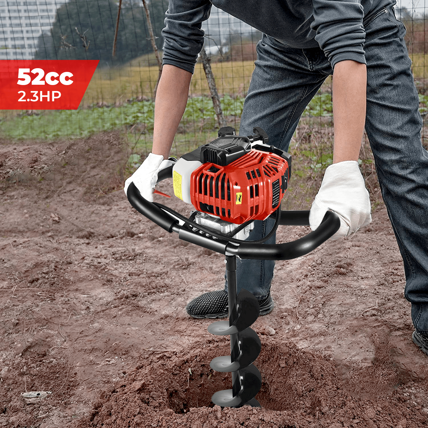 Pahel 52 cc 2-Stroke Petrol Earth Auger – Compact and Efficient Digging Solution