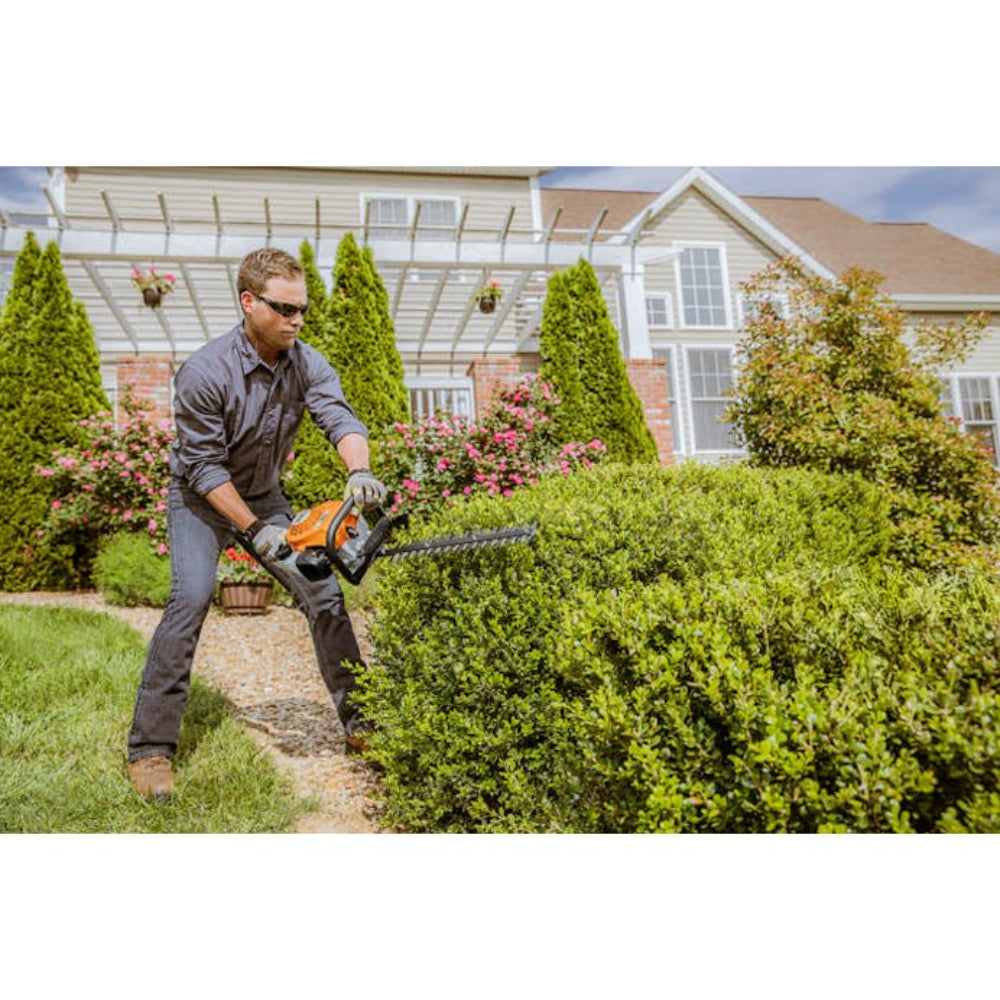 STIHL HS 45 Petrol Operated Hedge Trimmer – 18″ Double-Sided Reciprocating Blade