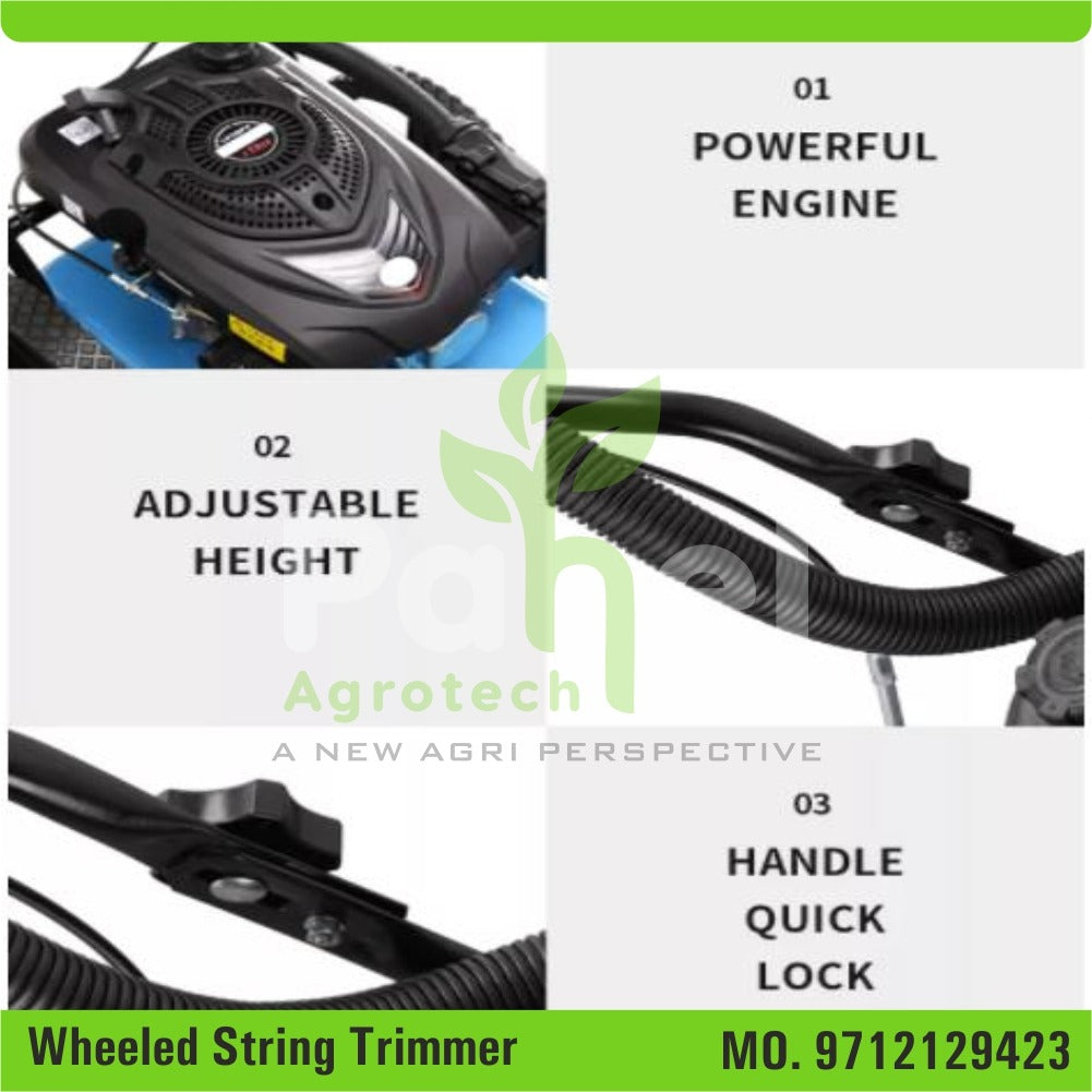 Pahel Heavy Duty Wheeled String Trimmer Petrol Engine