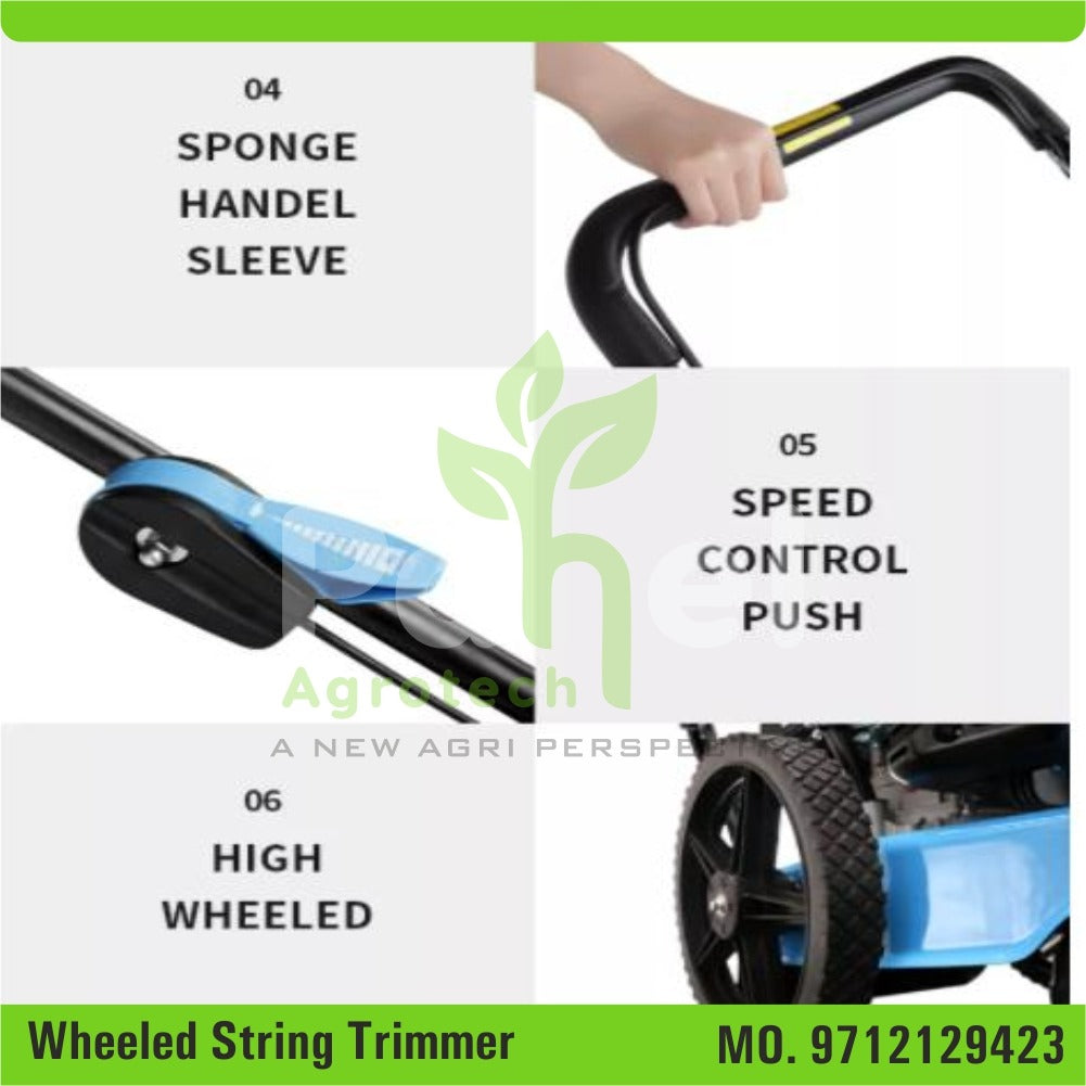 Pahel Heavy Duty Wheeled String Trimmer Petrol Engine