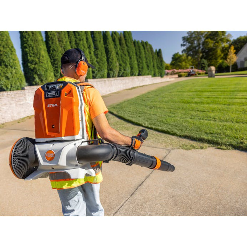 STIHL BGA 300 Battery operated handheld Blower with AR 2000 battery, Al 500 charger and AP Holster