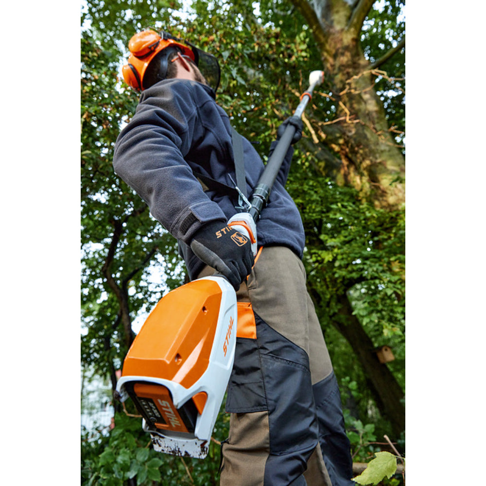 STIHL HTA 86 Battery Type Pole pruner with AP 300 battery and AL 300 charger