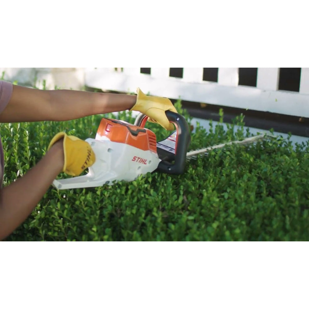 STIHL HSA 50P Battery Operated hedge trimmer with battery and charger