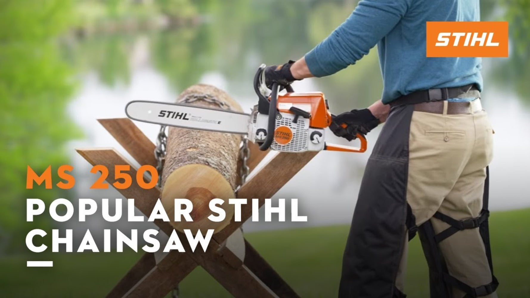 Stihl MS 250 Petrol Chainsaw – 18″ / 20″ Guide Bar & .325″ RM3 Saw Chain | Heavy-Duty Farm & Home Saw