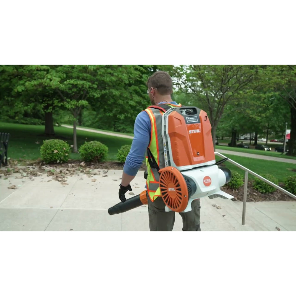 STIHL BGA 300 Battery operated handheld Blower with AR 2000 battery, Al 500 charger and AP Holster