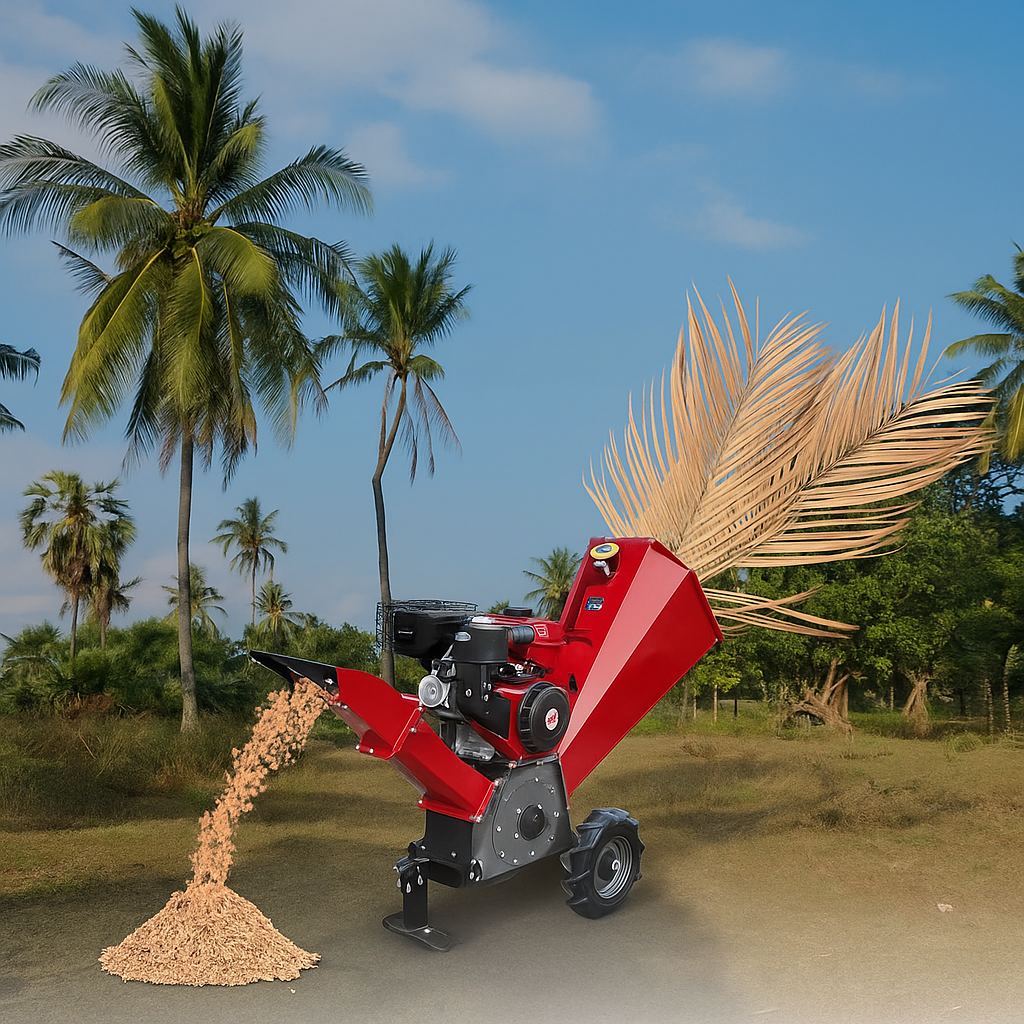 pahel agrotech, cocount wood chipper, wood chipper 