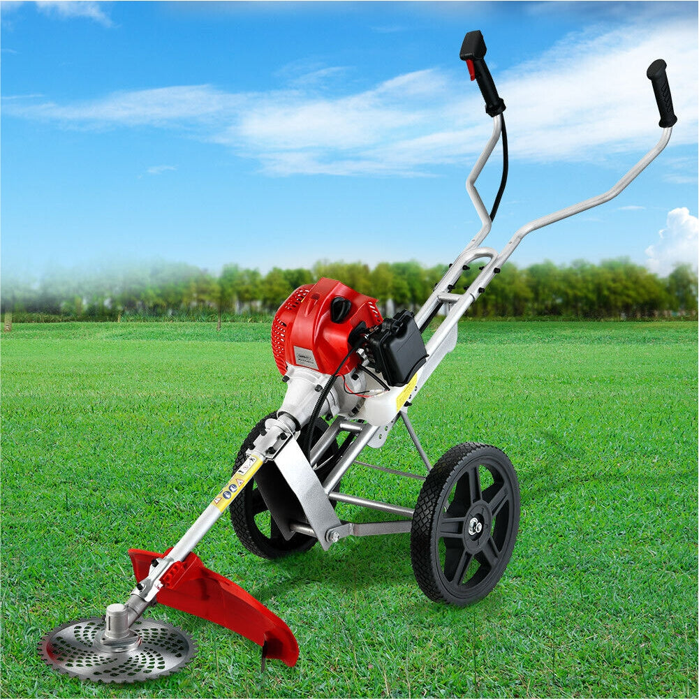 35 CC 4‑Stroke Trolley (Wheel Type) Brush Cutter”