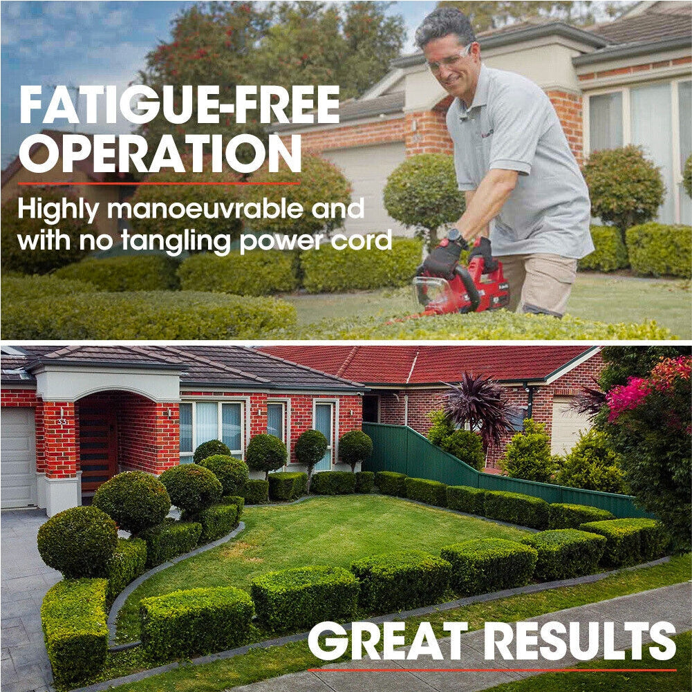Pahel 20V Battery type Hedge Trimmer with 22 inches Blade (Battery & Charger Included)