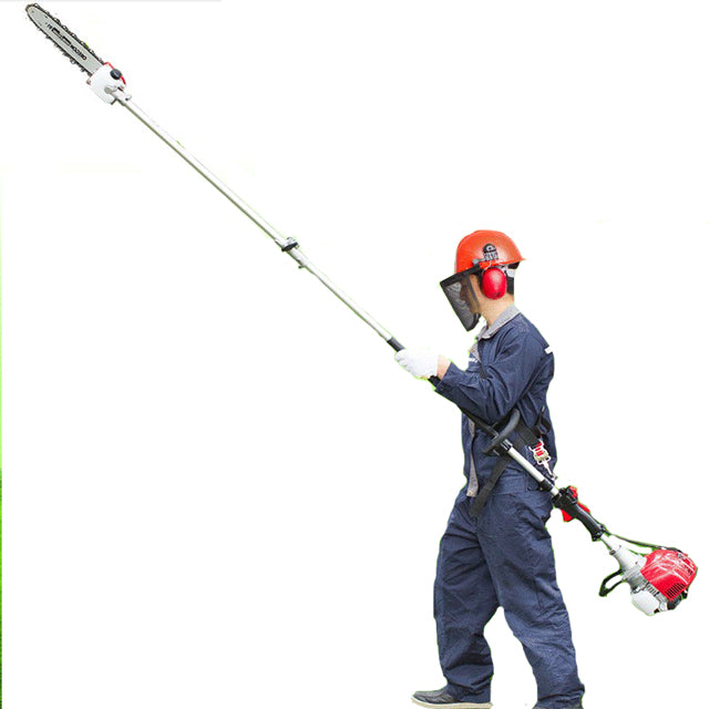 Telescopic Petrol 52 CC Pole Pruner 5 Meter length With 12 Inch Chainsaw