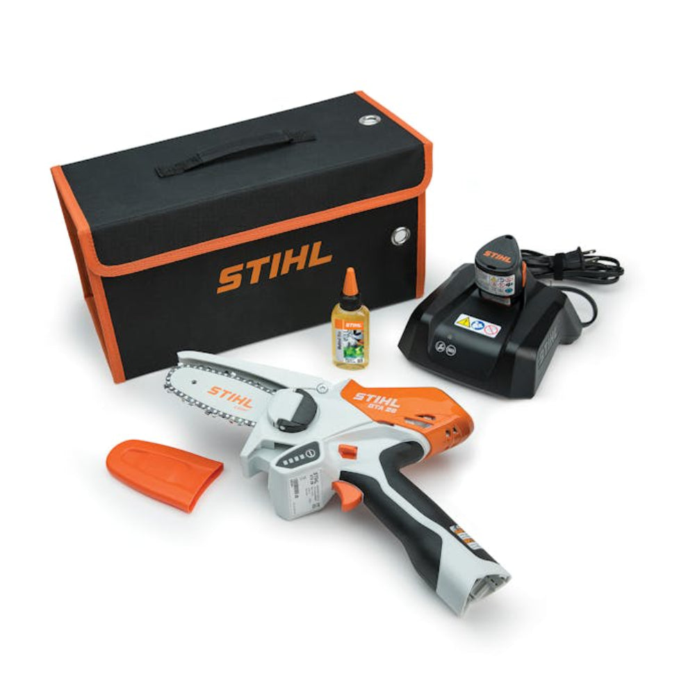 STIHL GTA 26 C-BQ 4″ Cordless Handheld Pruner Kit (AS 2 Battery & AL 101 Charger)