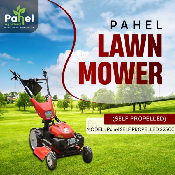 Self Propelled Heavy Duty 225 CC Petrol Rotary Mower with 21" Cutting
