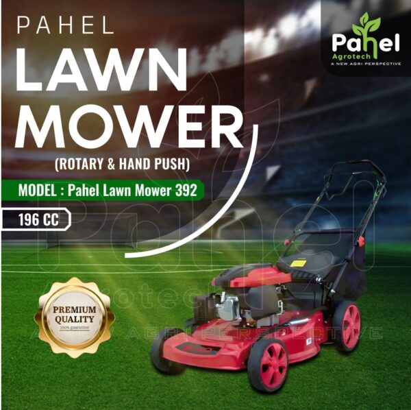 Hand Push 4 Stroke Petrol Power Rotary Lawn Mower - Image 5
