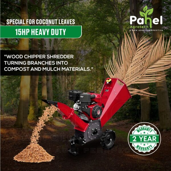 15 HP Heavy Duty Wood Chipper Shredder - Image 11